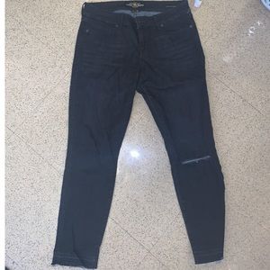 Lucky Brand Black Ripped Jeans